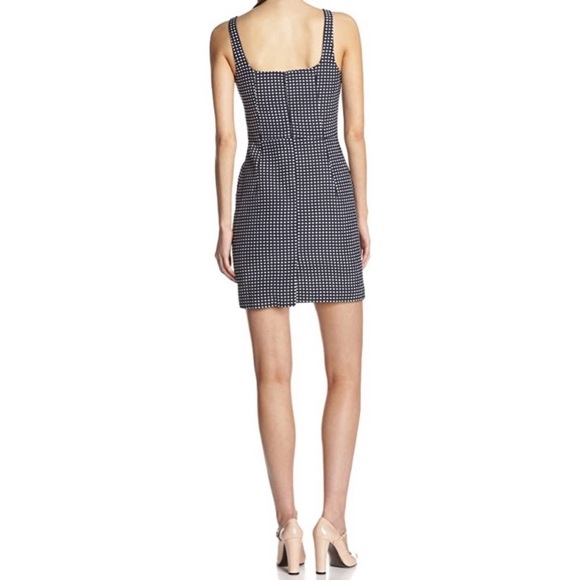 McGinn navy blue with white polka dot dress - Picture 2 of 7